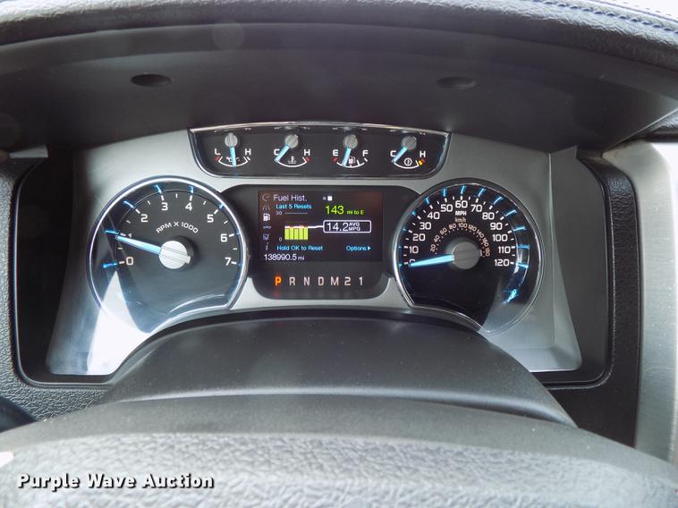 image for item DE7538 2012 Ford F150 Platinum SuperCrew pickup truck