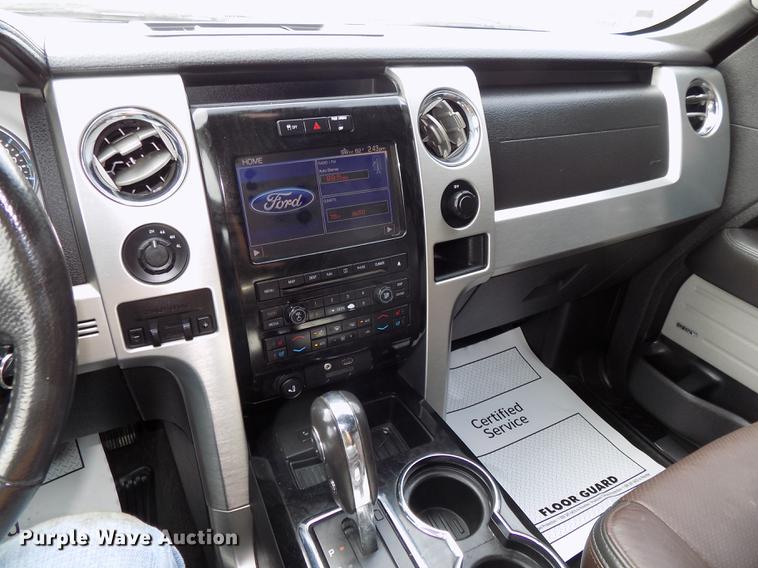 image for item DE7538 2012 Ford F150 Platinum SuperCrew pickup truck