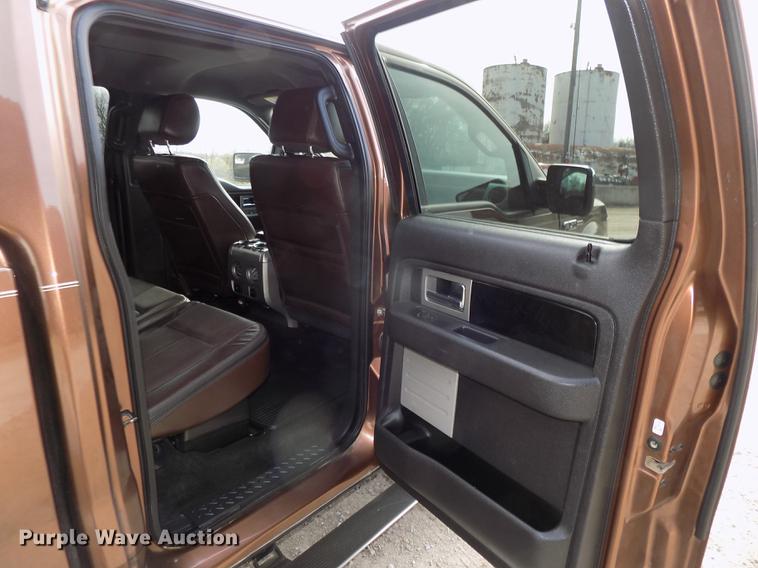 image for item DE7538 2012 Ford F150 Platinum SuperCrew pickup truck