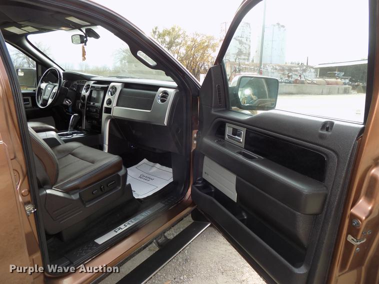 image for item DE7538 2012 Ford F150 Platinum SuperCrew pickup truck