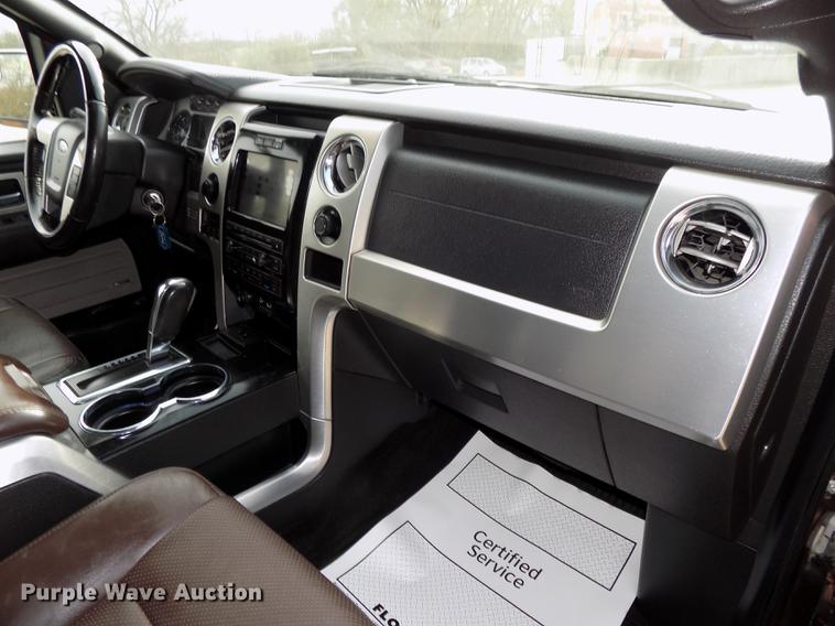 image for item DE7538 2012 Ford F150 Platinum SuperCrew pickup truck