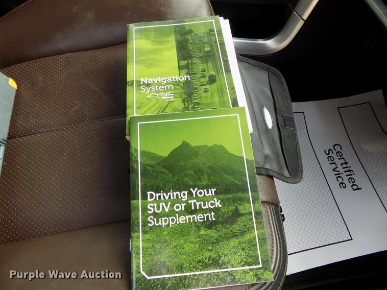 image for item DE7538 2012 Ford F150 Platinum SuperCrew pickup truck