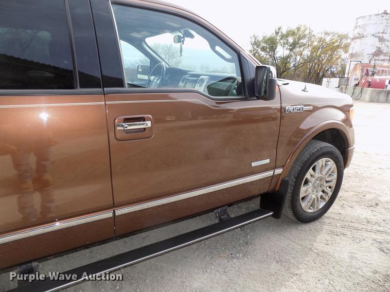 image for item DE7538 2012 Ford F150 Platinum SuperCrew pickup truck