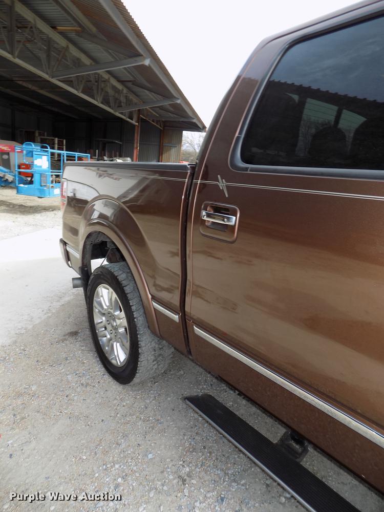 image for item DE7538 2012 Ford F150 Platinum SuperCrew pickup truck