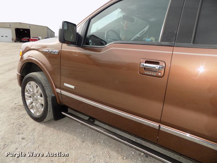 image for item DE7538 2012 Ford F150 Platinum SuperCrew pickup truck