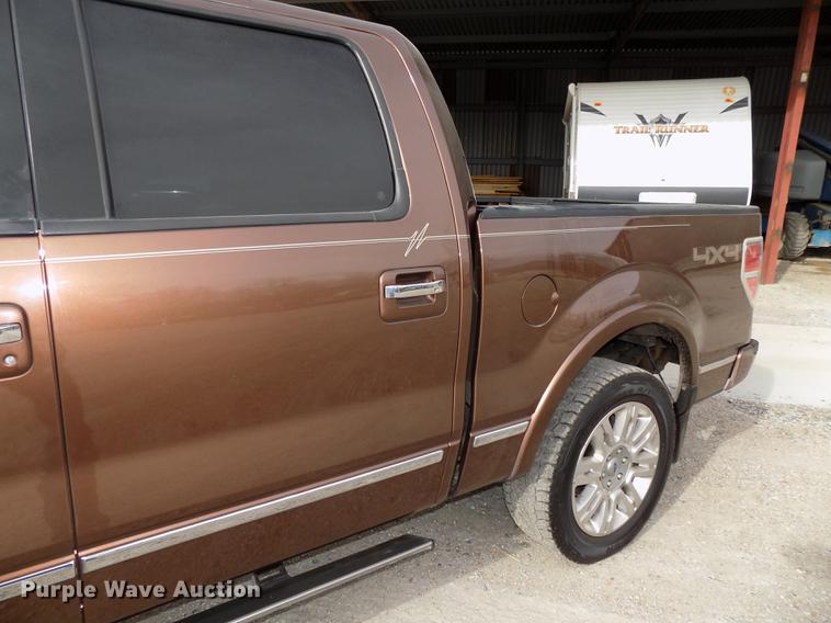 image for item DE7538 2012 Ford F150 Platinum SuperCrew pickup truck