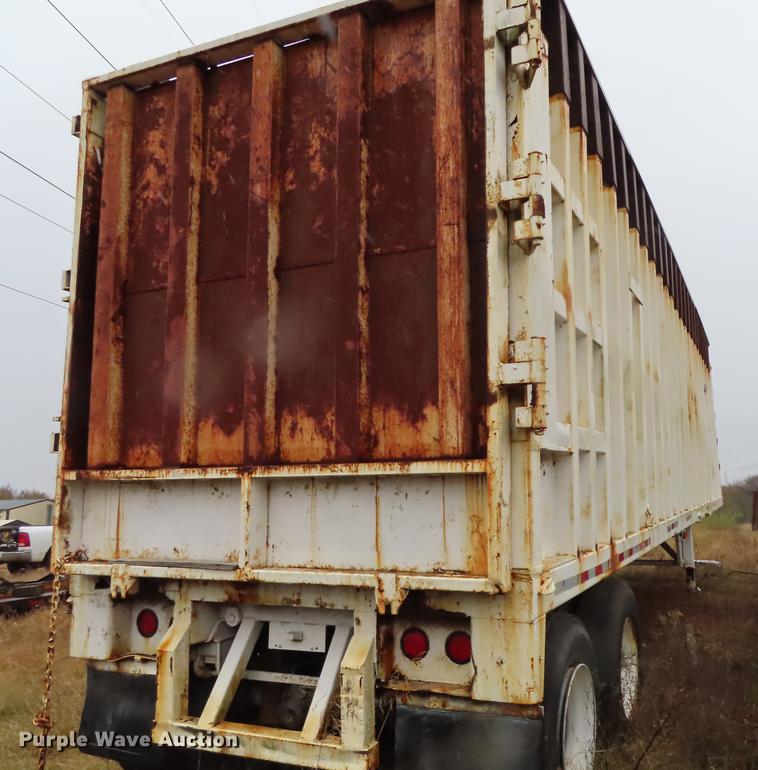 image for item DF1283 1993 Clement high side scrap gondola trailer