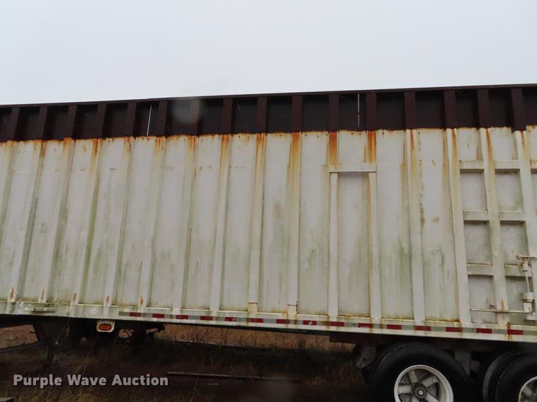 image for item DF1283 1993 Clement high side scrap gondola trailer
