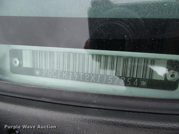 image for item DF2816 1999 Chevrolet Silverado 1500 Ext. Cab pickup truck