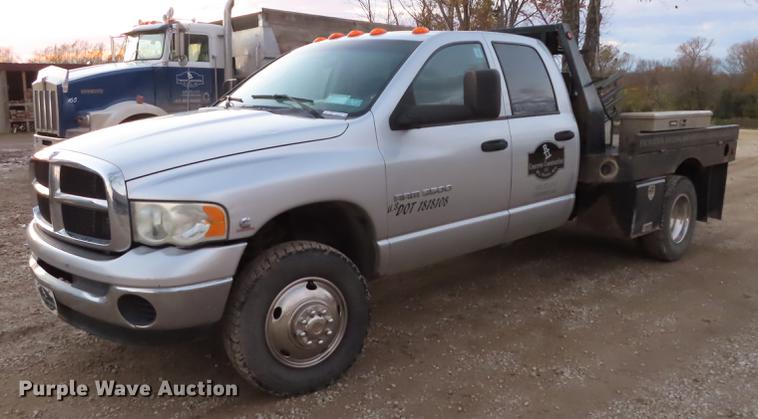 image for item DN9162 2003 Dodge Ram 3500 Quad Cab pickup truck