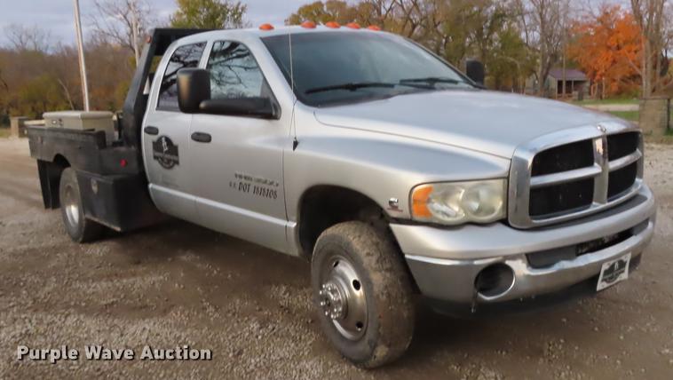 image for item DN9162 2003 Dodge Ram 3500 Quad Cab pickup truck