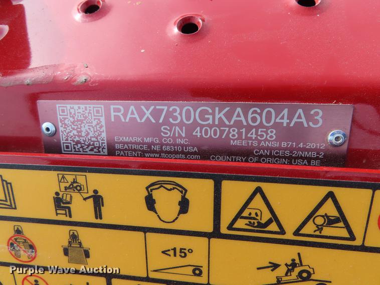 image for item DN9184 Ex Mark Radius X-series ZTR lawn mower