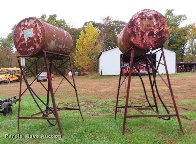 image for item DN9206 (2) steel fuel tanks