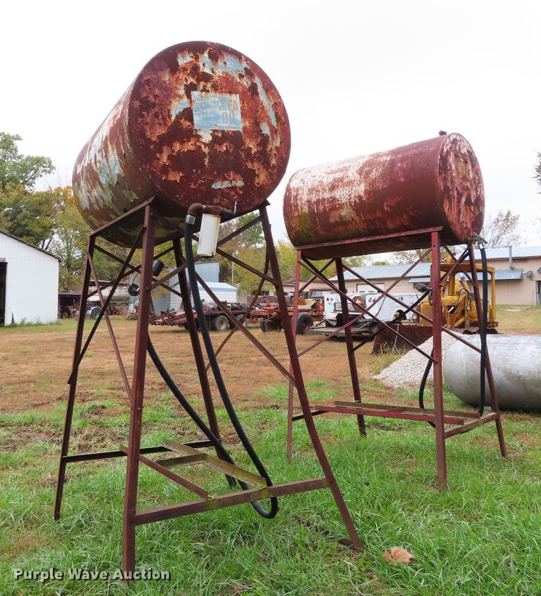 image for item DN9206 (2) steel fuel tanks