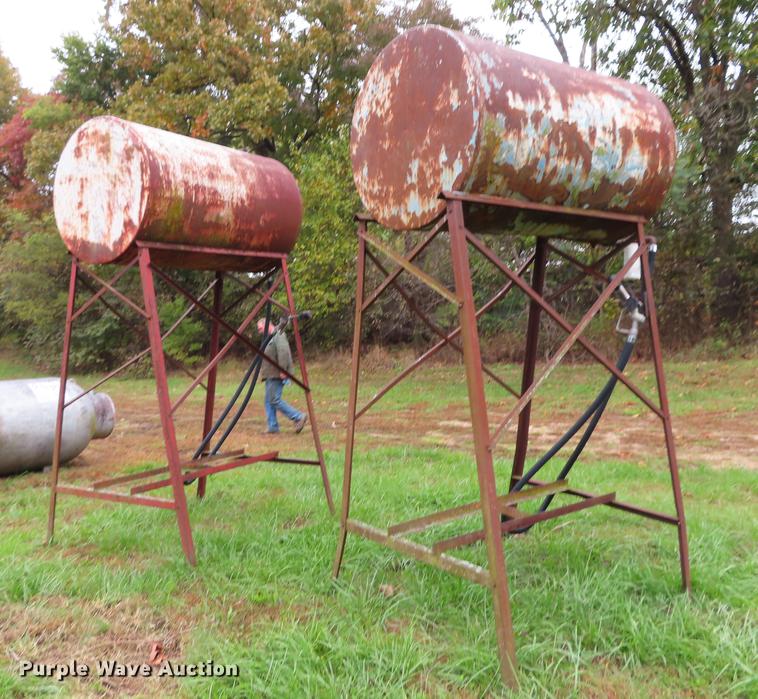 image for item DN9206 (2) steel fuel tanks