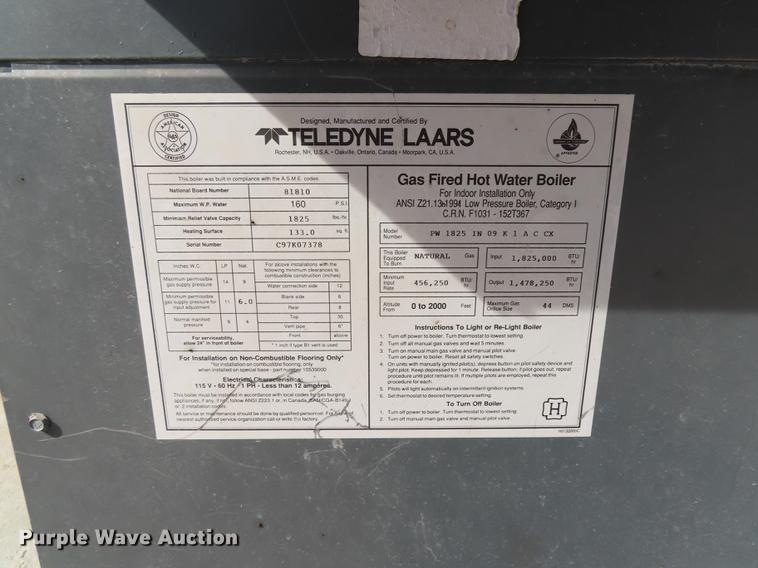 image for item DN9225 (2) hot water boilers