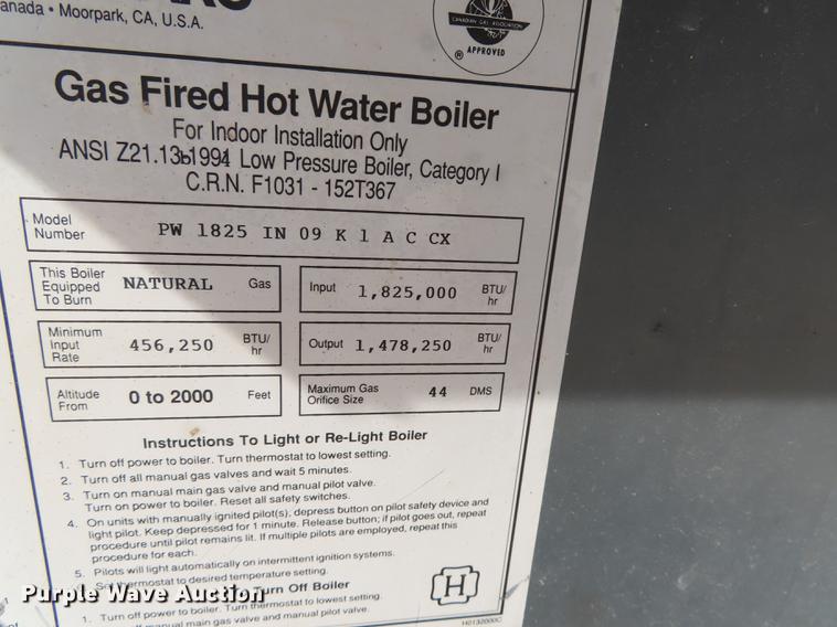 image for item DN9225 (2) hot water boilers