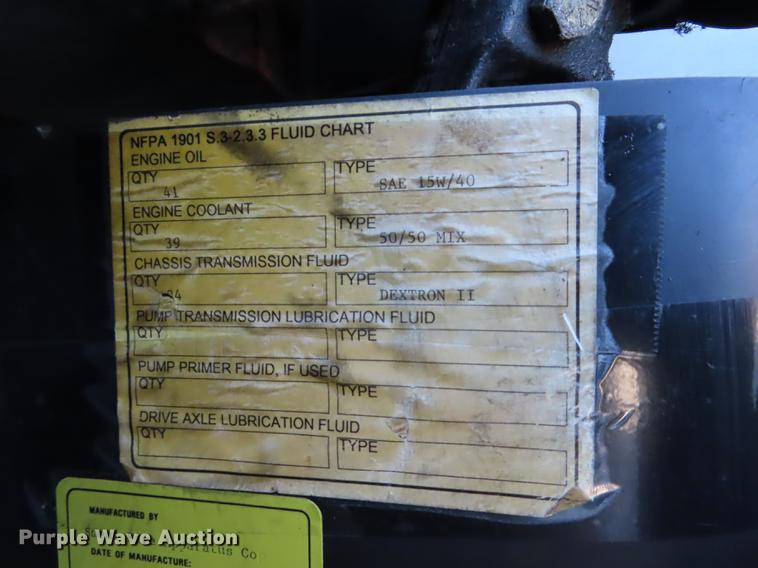 image for item DN9233 1993 Smeal fire truck