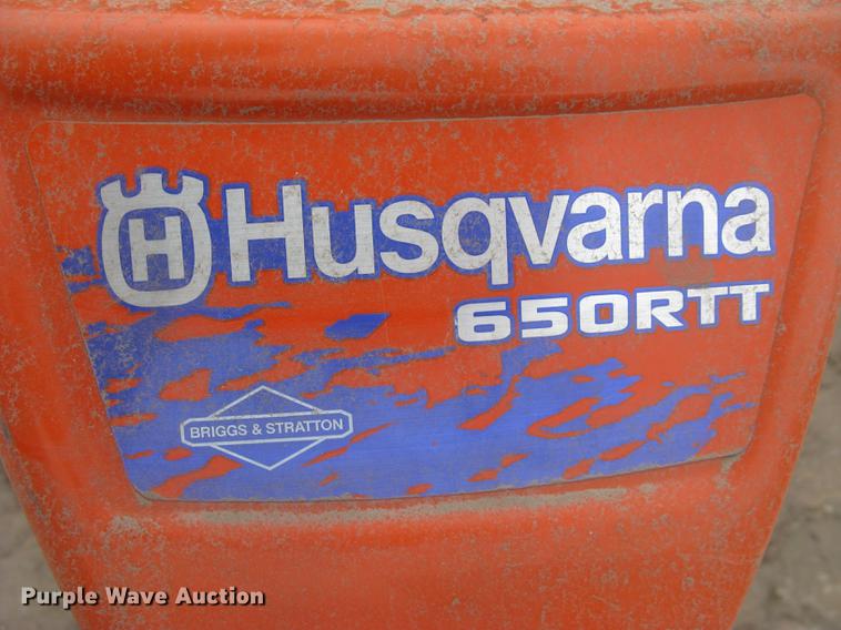 image for item DQ9678 Husqvarna 650RTT rear tine tiller