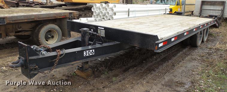 image for item DX9141 1985 Trail King TK24-2400 equipment trailer
