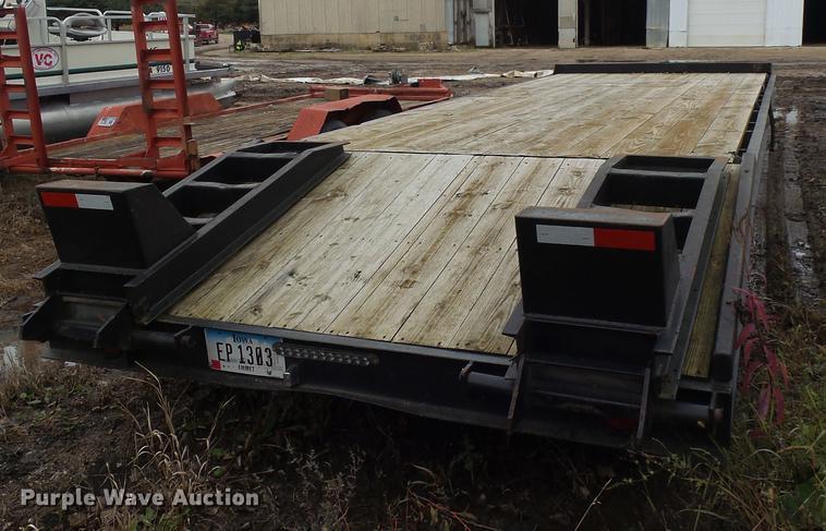 image for item DX9141 1985 Trail King TK24-2400 equipment trailer