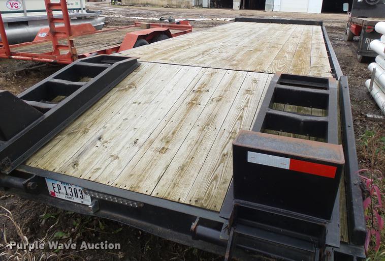 image for item DX9141 1985 Trail King TK24-2400 equipment trailer