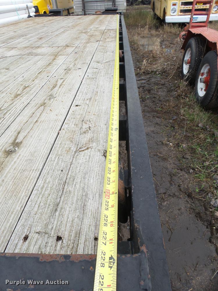 image for item DX9141 1985 Trail King TK24-2400 equipment trailer