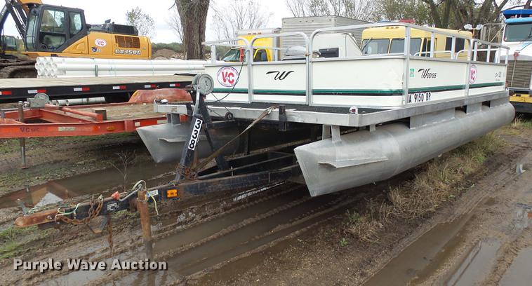 image for item DX9142 1991 Weeres Sport 20 pontoon boat