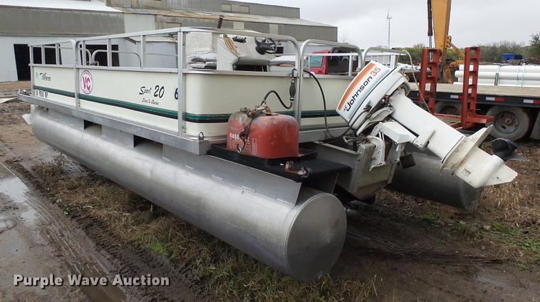 image for item DX9142 1991 Weeres Sport 20 pontoon boat