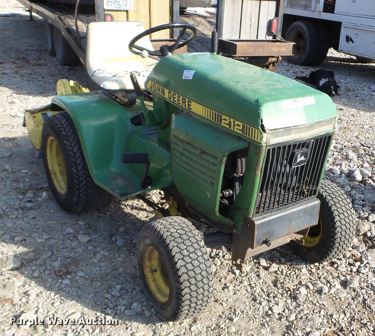 image for item DX9687 John Deere 212 lawn mower