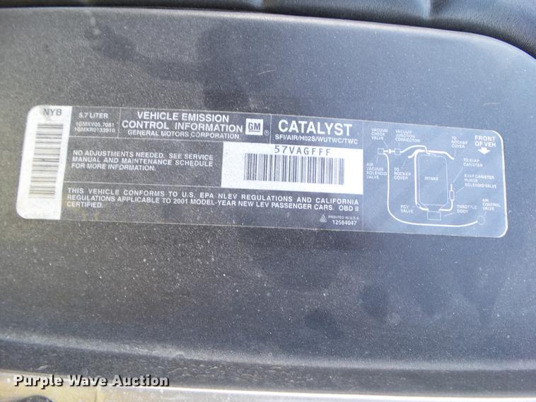 image for item DZ9459 2001 Chevrolet Corvette