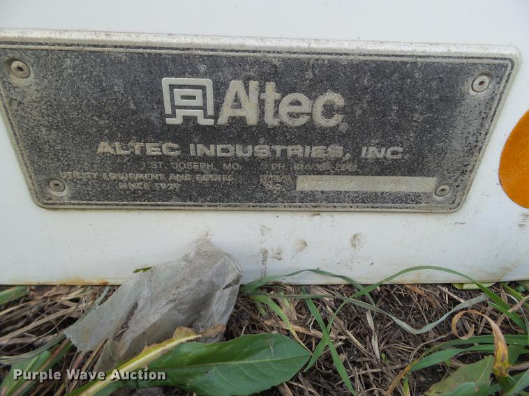 image for item DZ9465 Altec utility bed