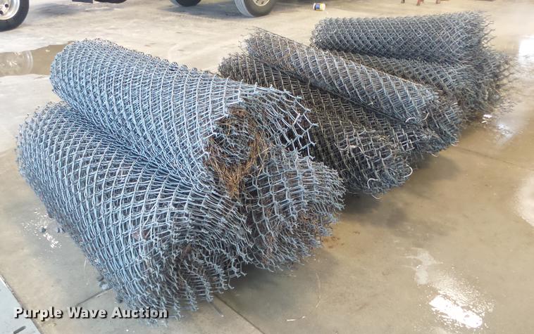 image for item EH9034 (9) rolls of chain link fence
