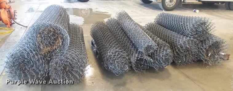 image for item EH9034 (9) rolls of chain link fence