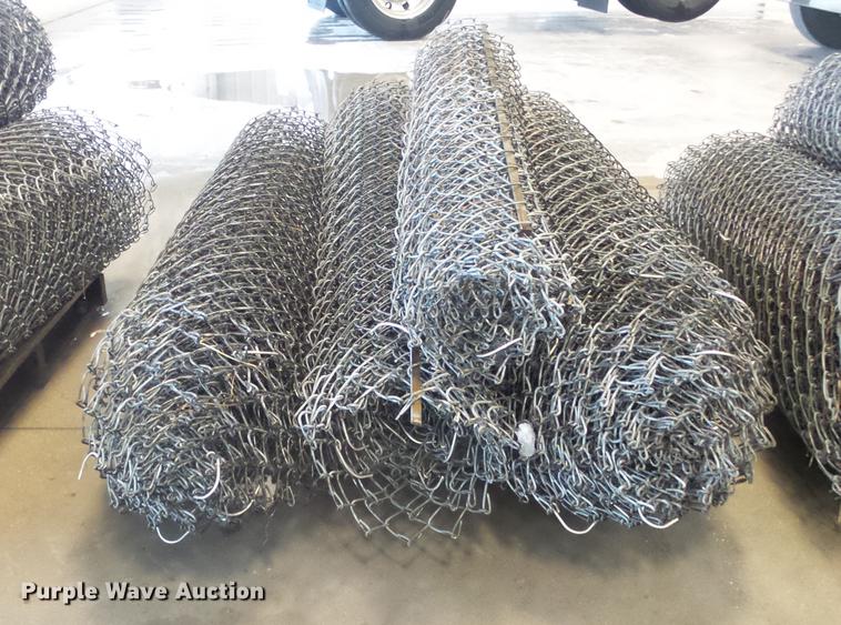 image for item EH9034 (9) rolls of chain link fence