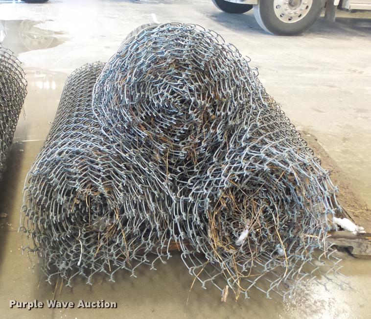 image for item EH9034 (9) rolls of chain link fence