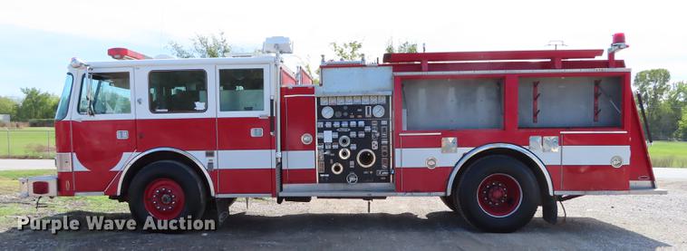 image for item EI9999 1989 Pierce Arrow E4854 fire truck