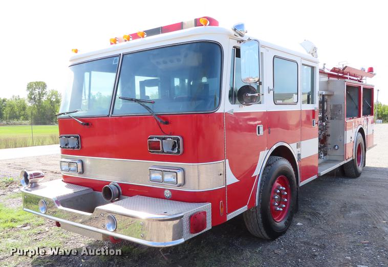 image for item EI9999 1989 Pierce Arrow E4854 fire truck