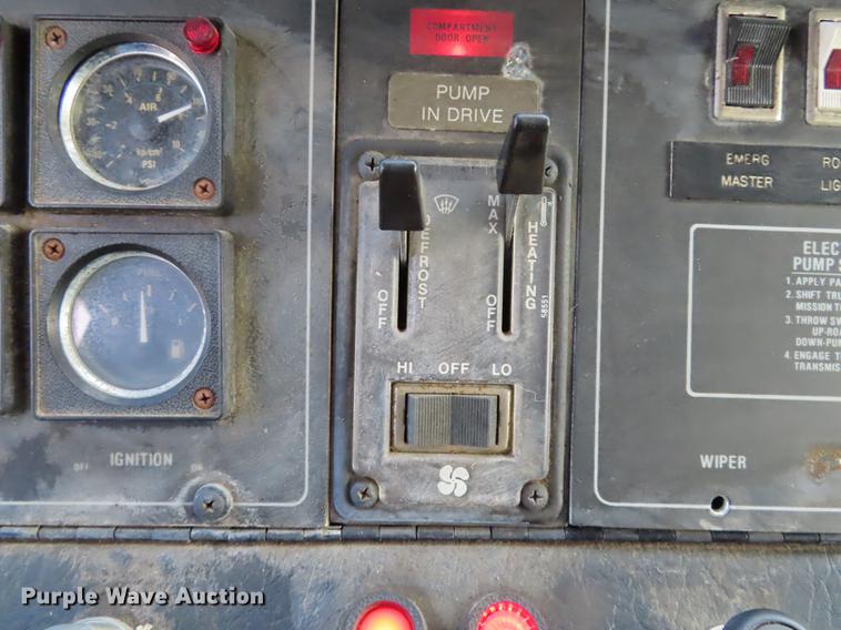 image for item EI9999 1989 Pierce Arrow E4854 fire truck