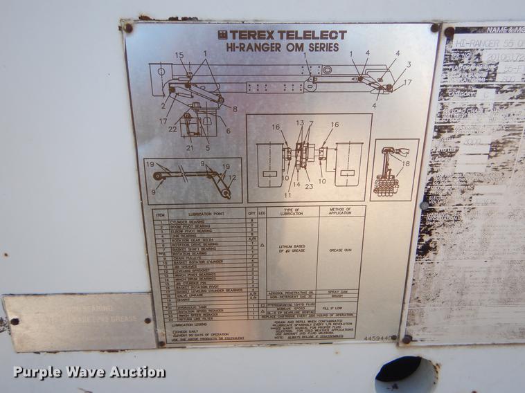 image for item EO9712 2002 International 4900 bucket truck