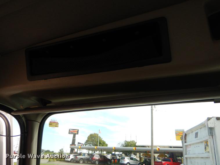 image for item EO9713 2002 International 4900 flatbed truck with Auto Crane