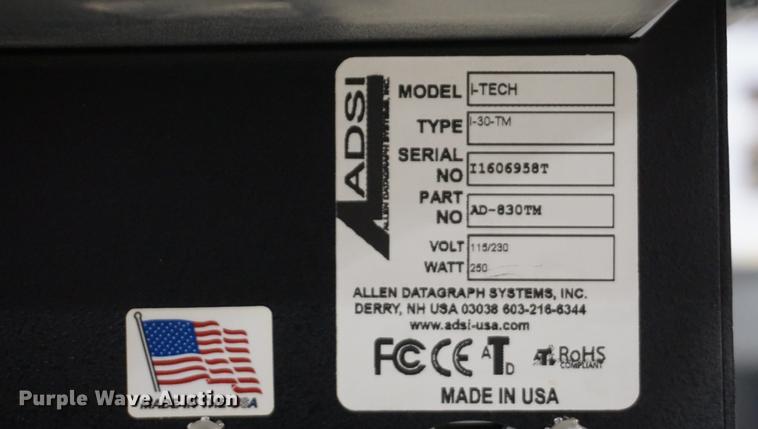 image for item EU9169 Allen Datagraph Template Maker 30 plotter