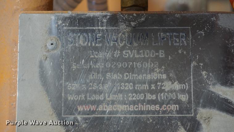 image for item EU9170 Abaco Machines SVL100-B stone vacuum lifter