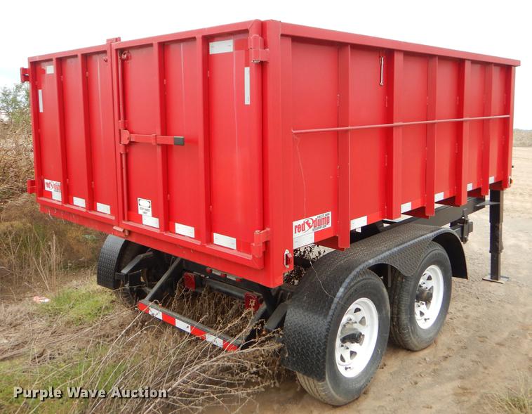 image for item EW9527 Shop built dump trailer