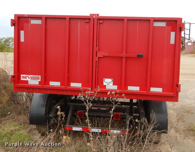 image for item EW9527 Shop built dump trailer