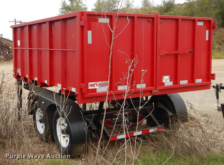 image for item EW9527 Shop built dump trailer