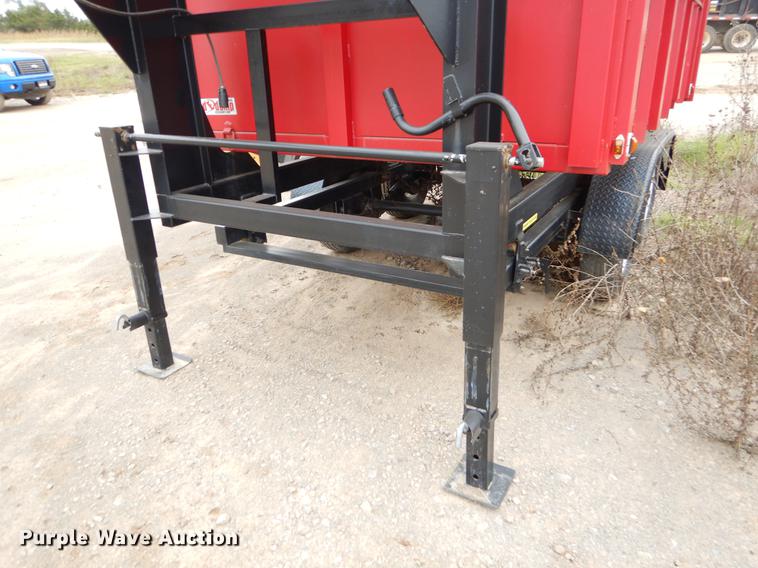 image for item EW9527 Shop built dump trailer