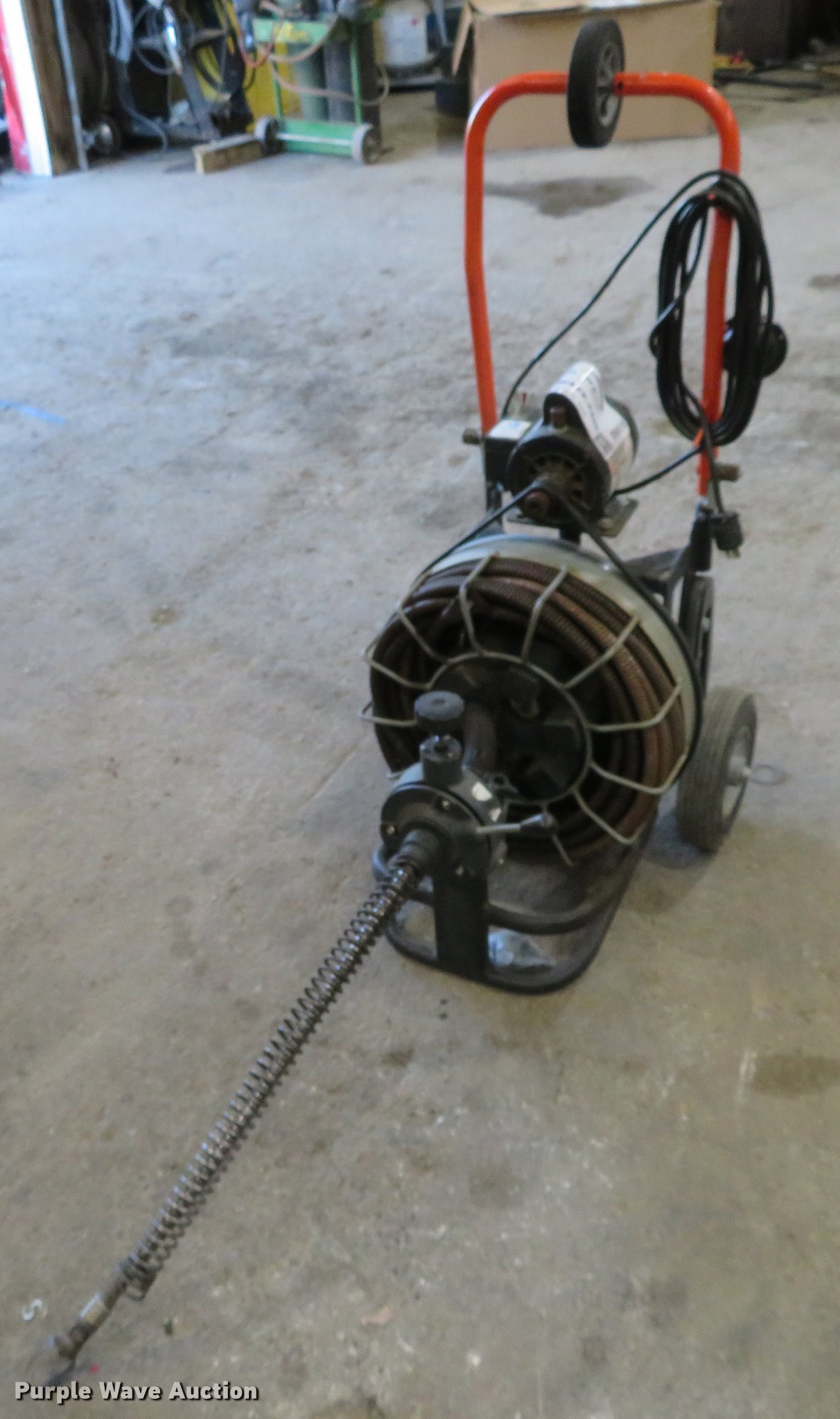 Sewer machine in Augusta, KS Item DE6518 sold Purple Wave