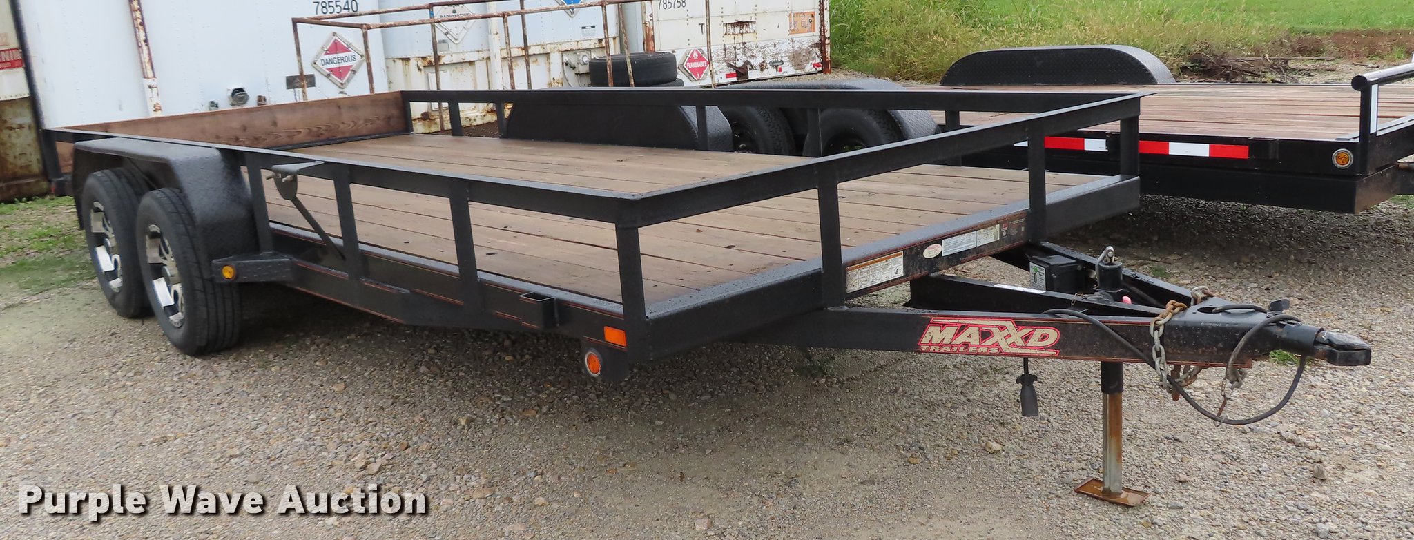 2016 Maxey utility trailer in Chanute, KS Item EI9984 sold Purple Wave