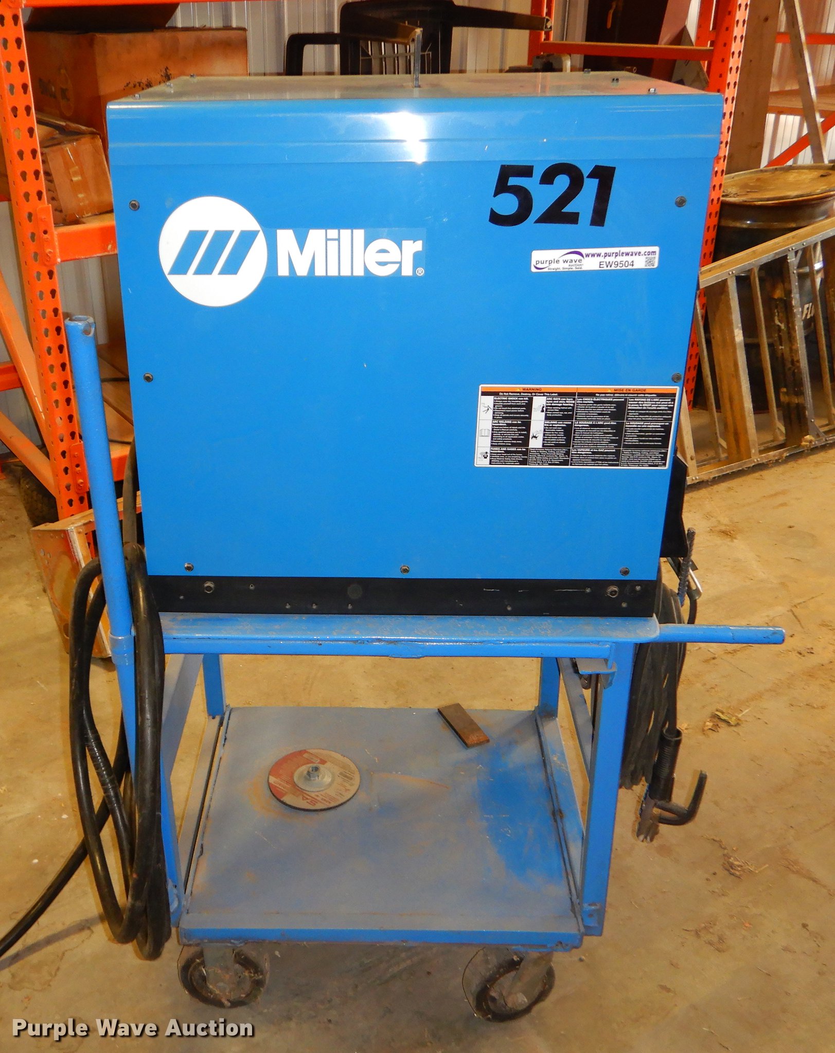 Miller Gold Star 302 welder in Joplin, MO Item EW9504 sold Purple Wave